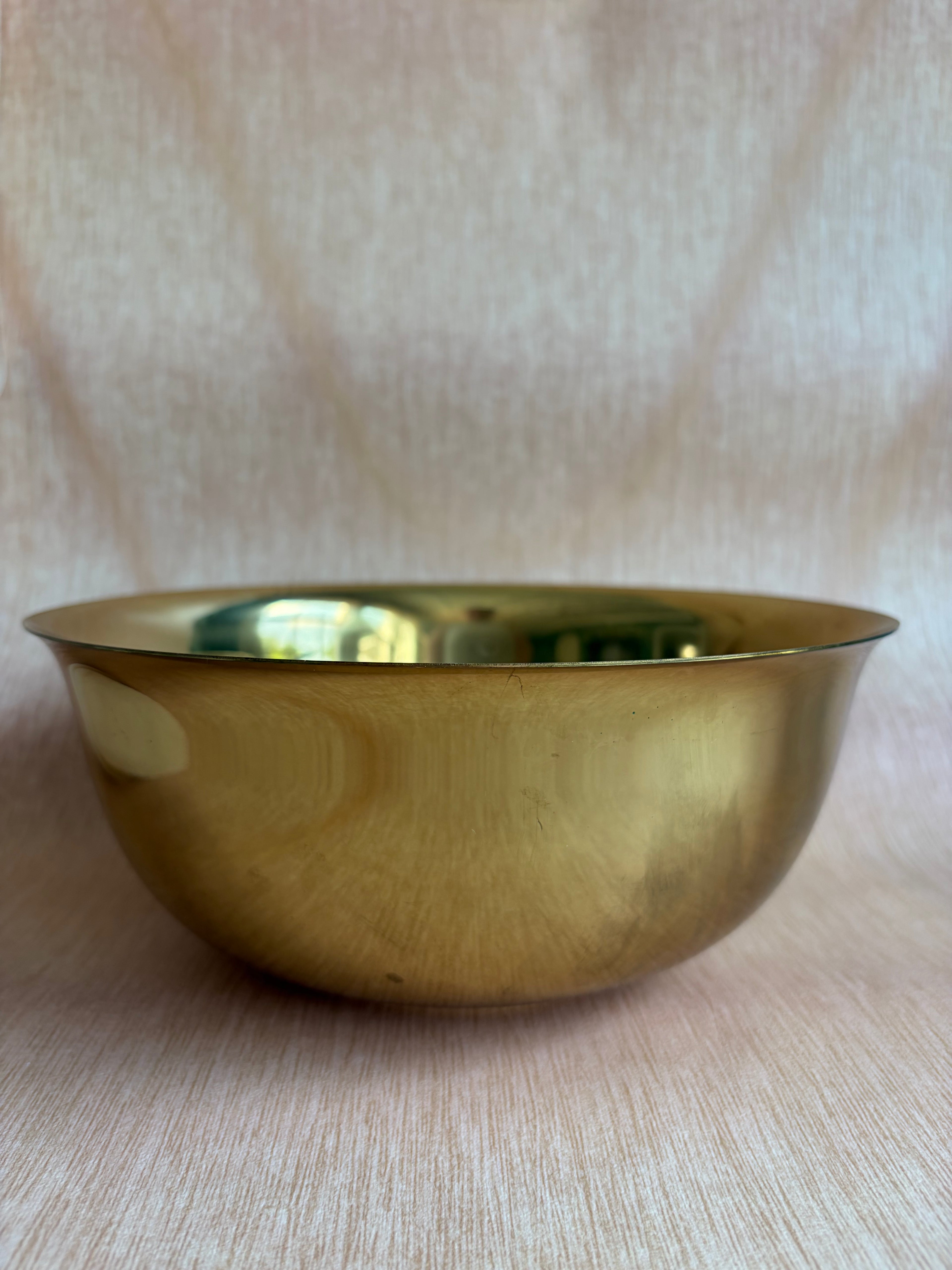 Vintage Brasscrafters Solid Brass Bowl