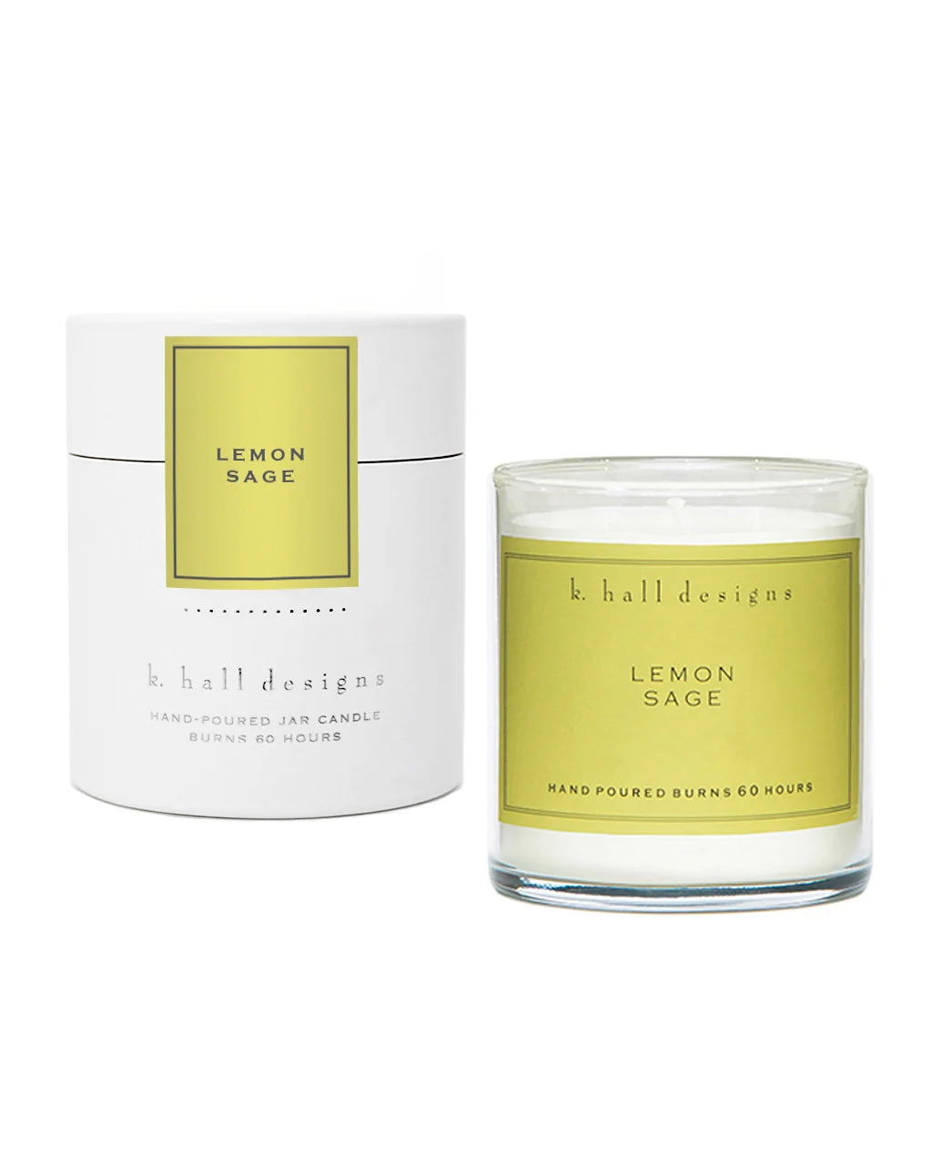 Lemon Sage 60 Hour Jar Candle
