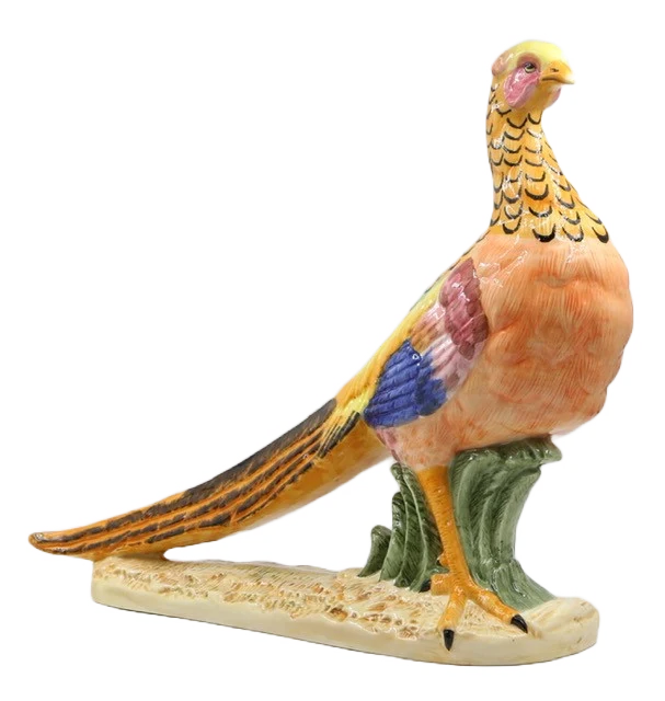 Painted Pheasant Figurine