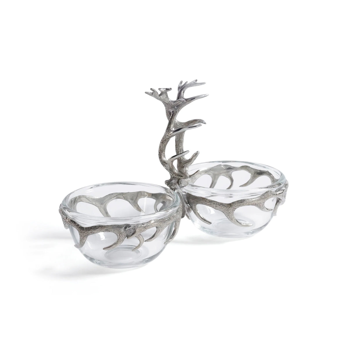 St. Anton Pewter & Glass Condiment Set
