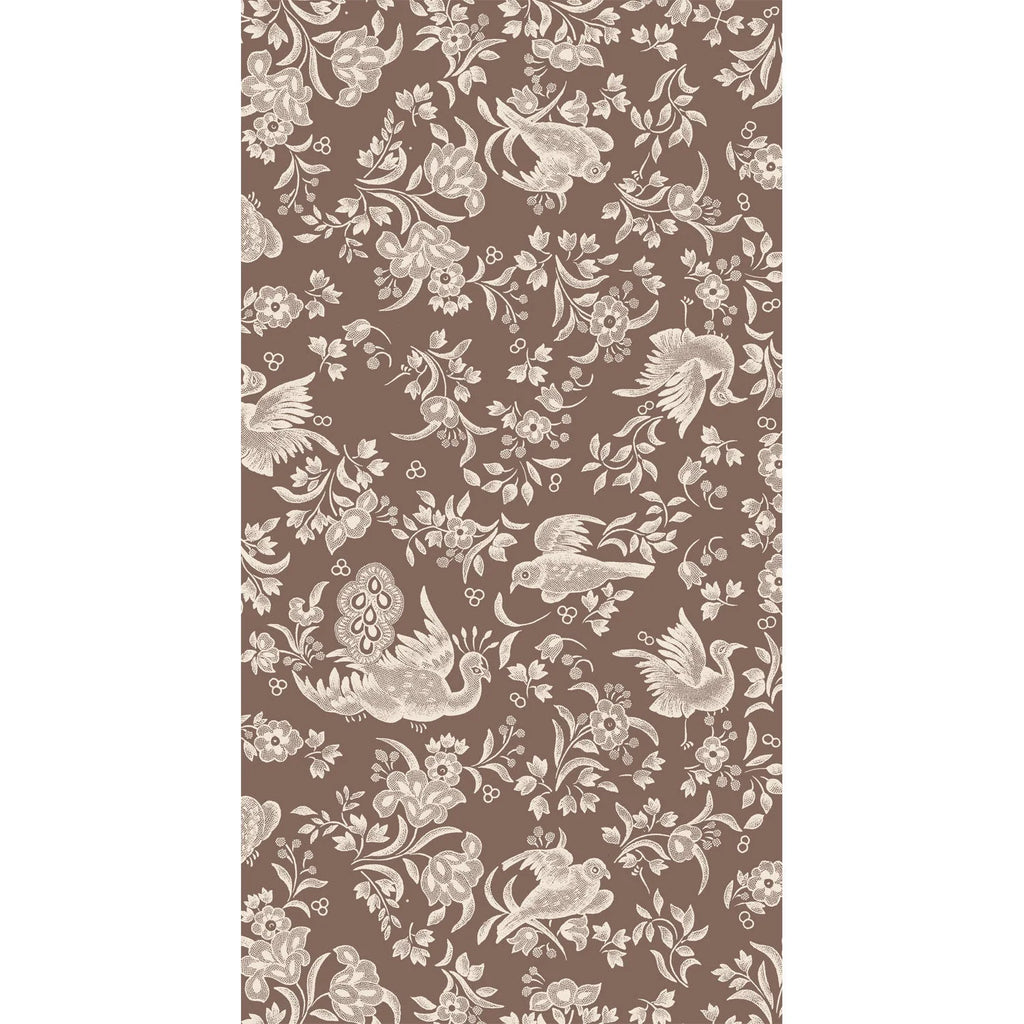Brown Regal Peacock Guest Napkins